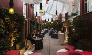 Il ristorante location delle riprese televisive.