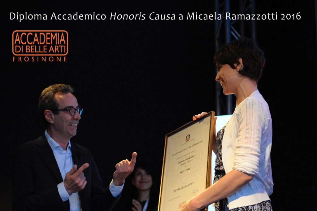 Diploma H. causa Micaela Ramazzotti