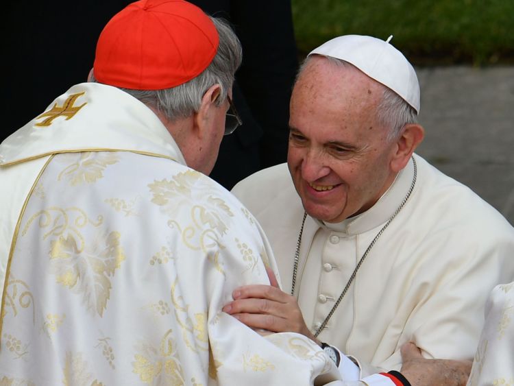 Pell e Papa Bergoglio