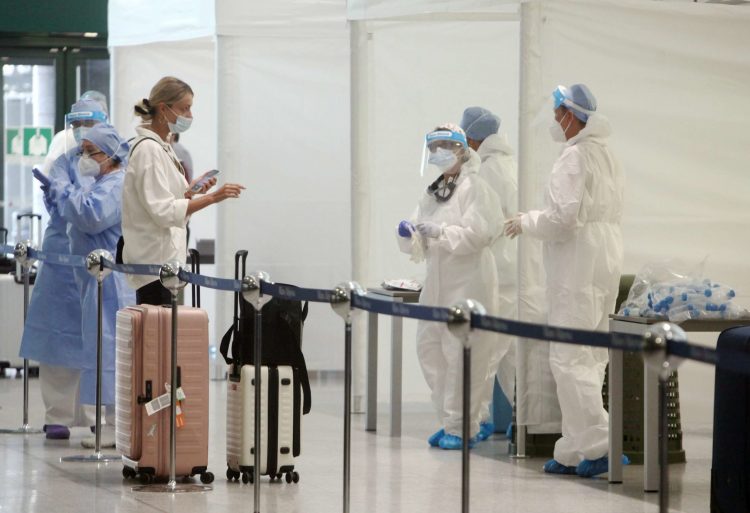 Tamponi covid in aeroporto